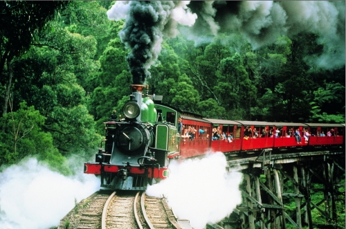 ダンデノン丘陵・パフィンビリー鉄道