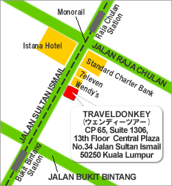 クアラルンプール支店の地図